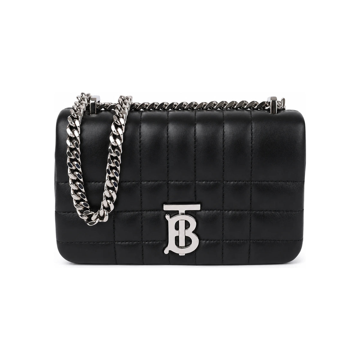 BURBERRY Women’s Lola Mini Chain Shoulder Crossbody Bag Black 8064850