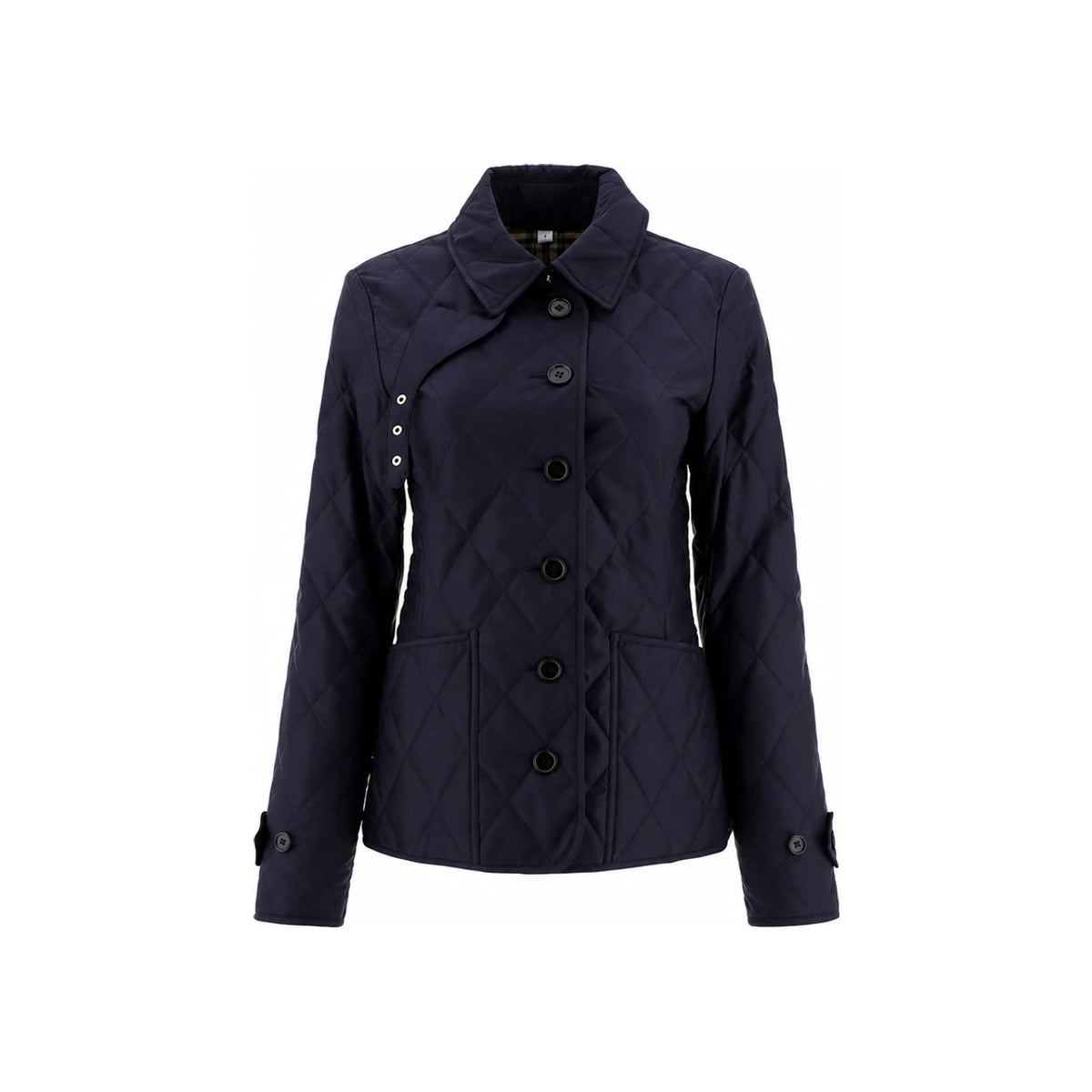 BURBERRY Women’s Diamond Quilted Jacket Navy 8049867