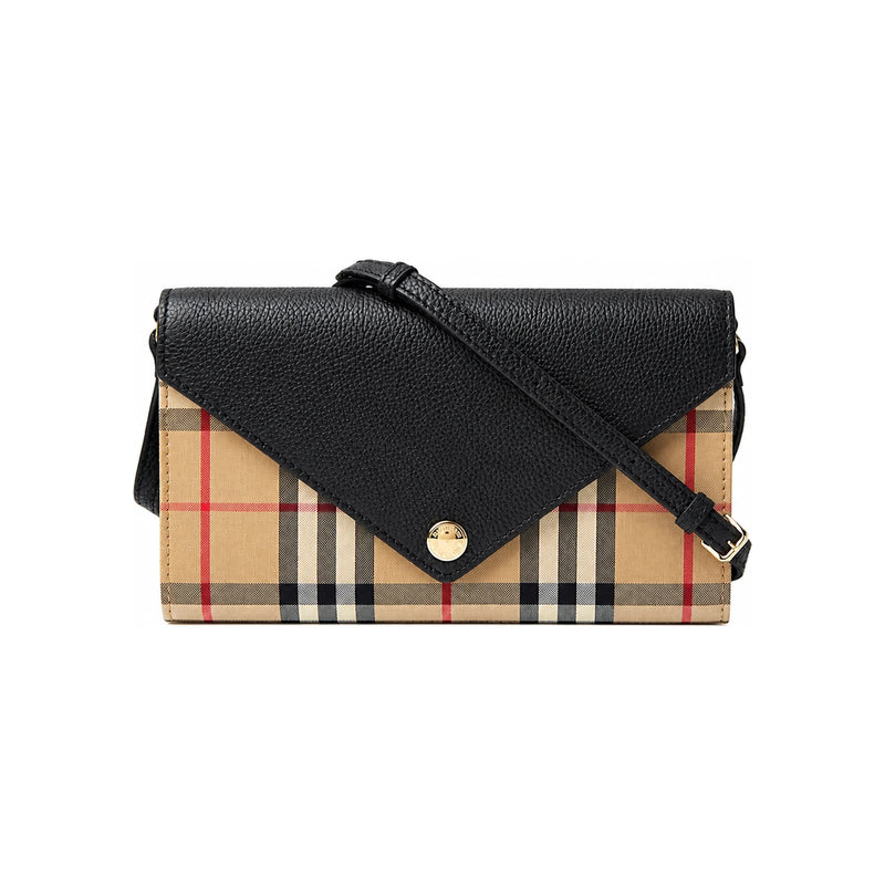 BURBERRY Vintage Check Strap Crossbody Bag
