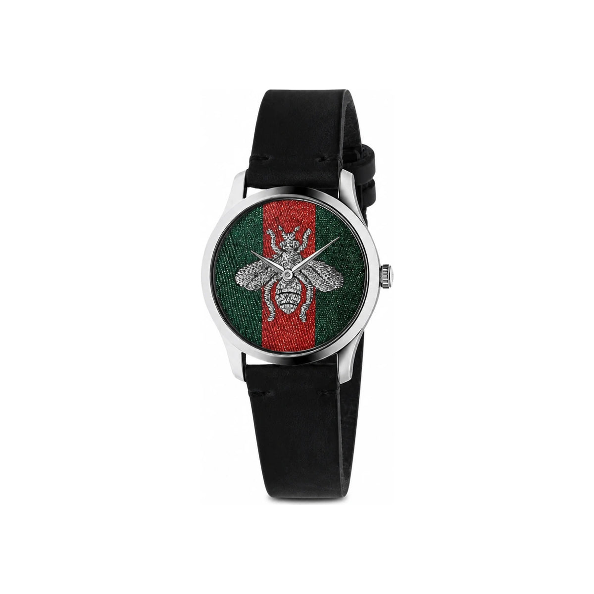 GUCCI G-Timeless Unisex 38mm Leather Quartz Watch