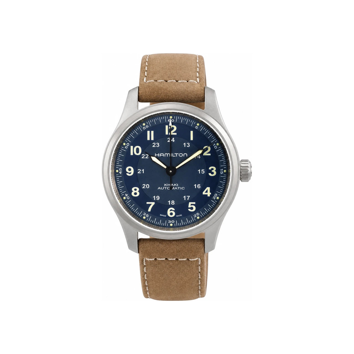 Hamilton Khaki Field Titanium Men's Leather Watch H70545540