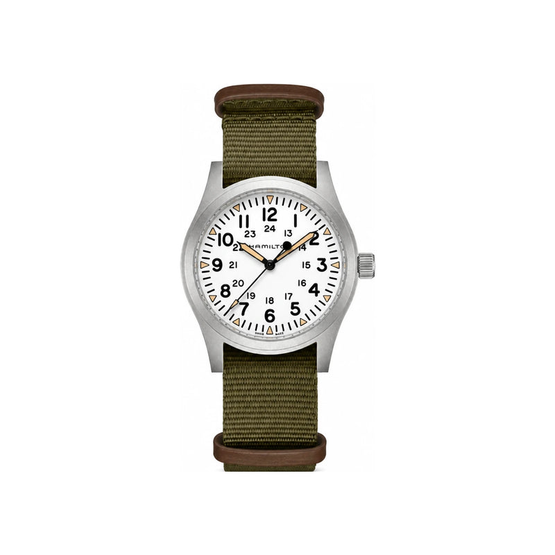 Hamilton Khaki Field Mechanical Men’s NATO Rubber Watch H69529913