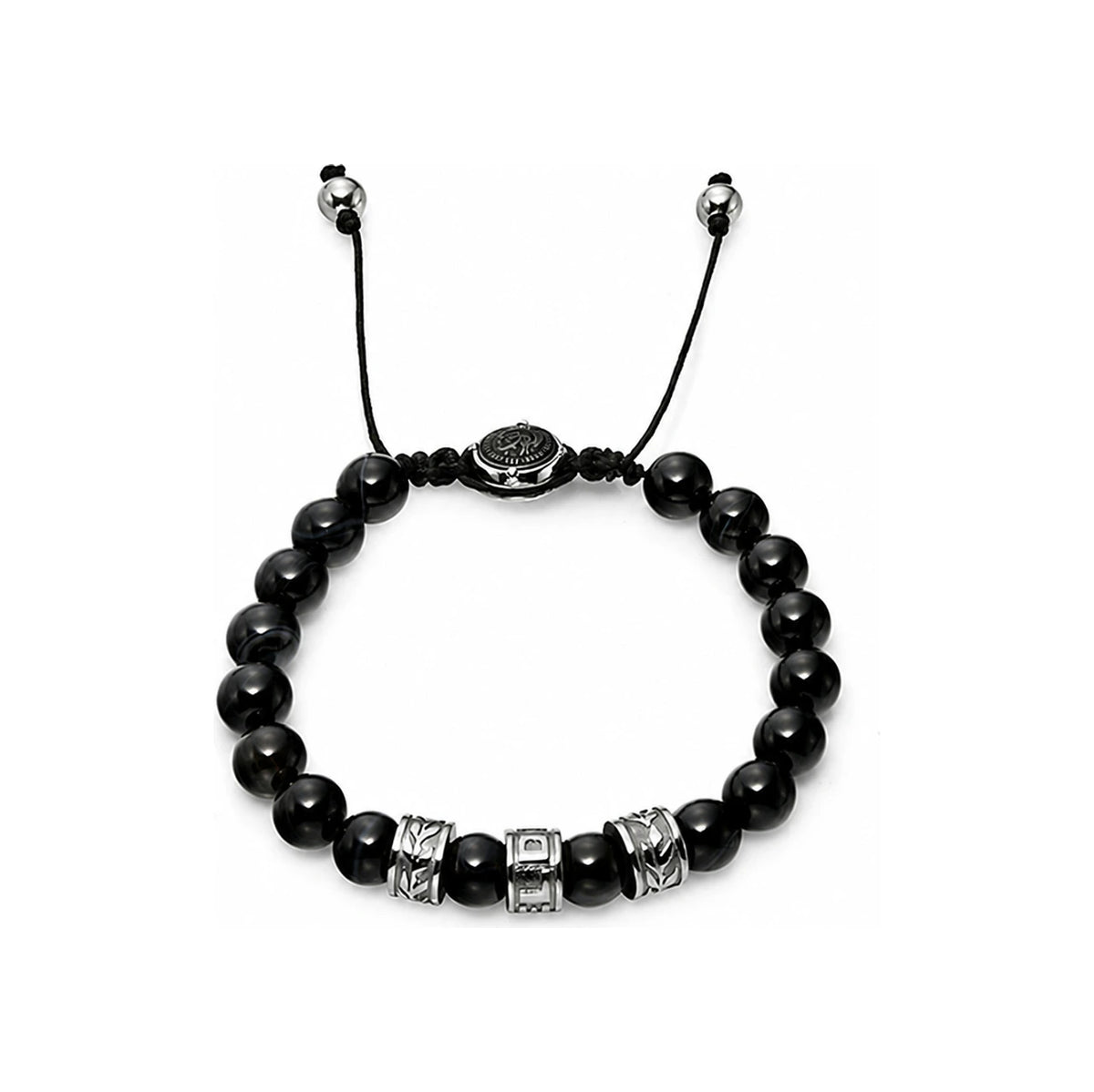 DIESEL Logo Beaded Bracelet