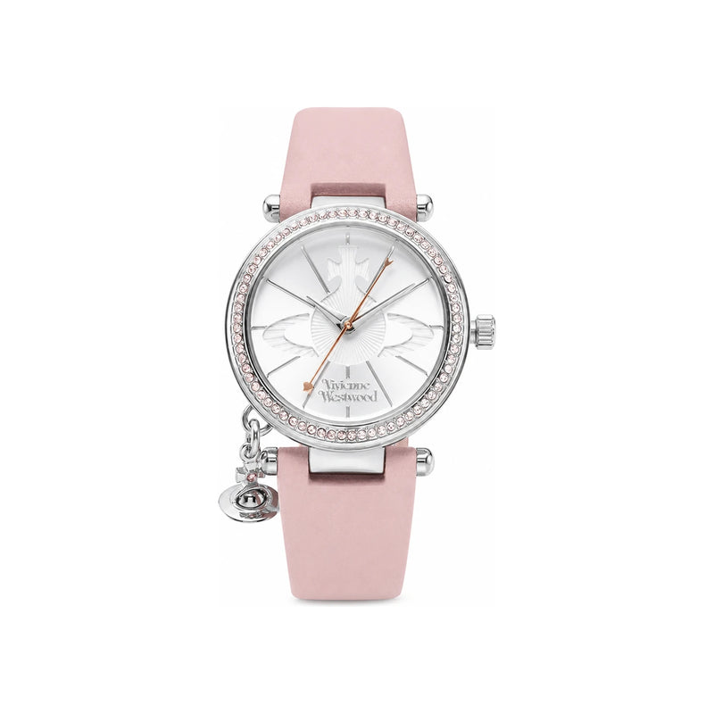 Vivienne Westwood Orb Women’s Leather Quartz Watch 32mm VV006SLPK