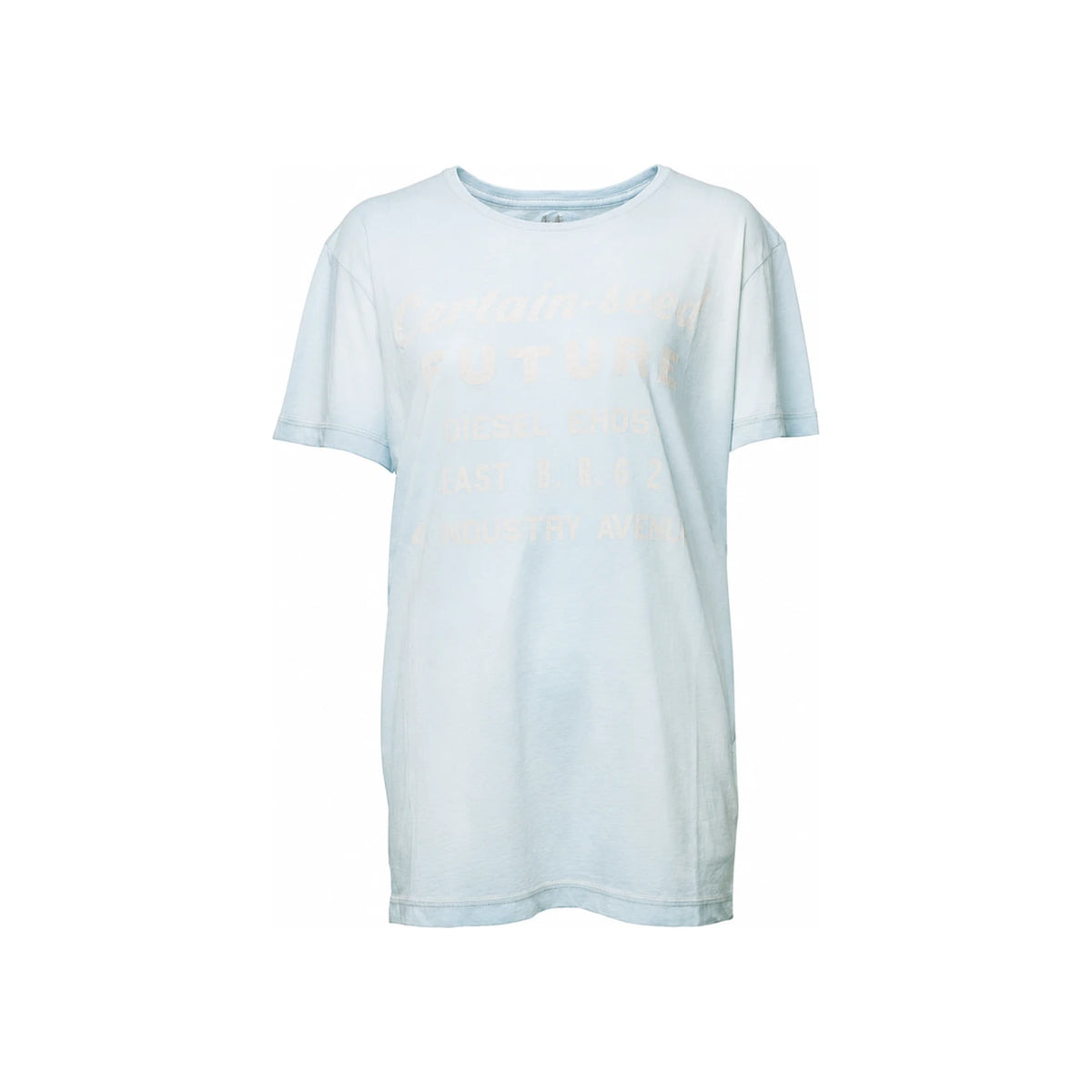 DIESEL Sky Blue 15th Anniversary Lettering Print Short Sleeve T-Shirt