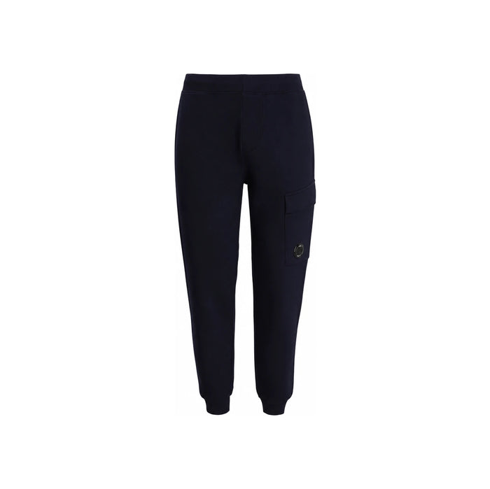 CP Company Diagonal Raised Fleece Lens Sweatpants Joggers Men Navy