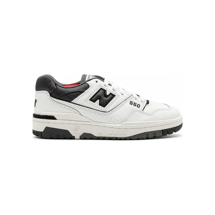 New Balance 550 White Grey Dark Grey Low Top Sneakers