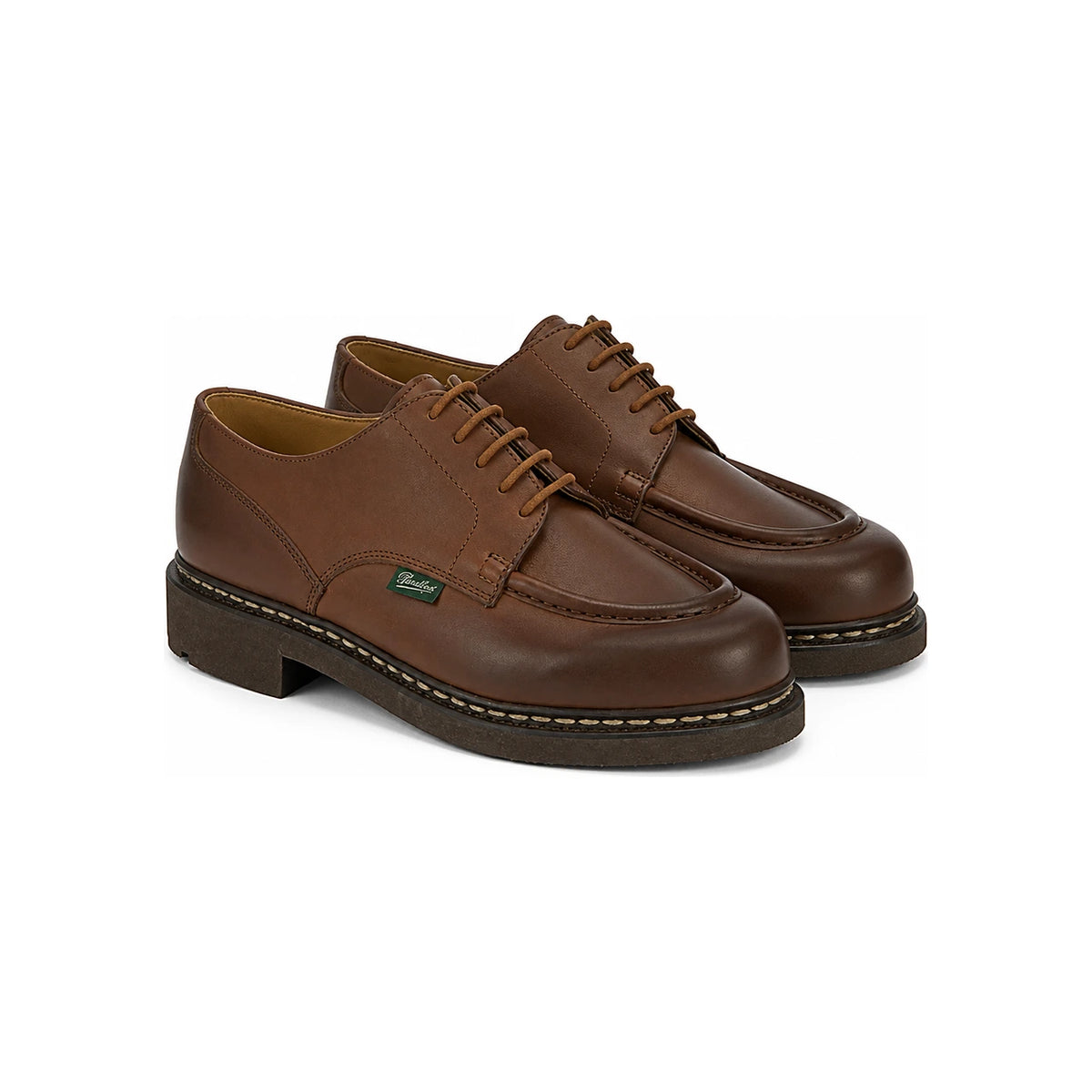 PARABOOT Maroon Leather Chambord Loafers Men’s 7107 08