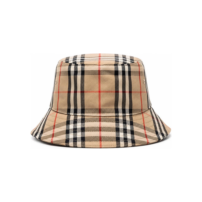 BURBERRY Vintage Check Bucket Hat Archive Beige