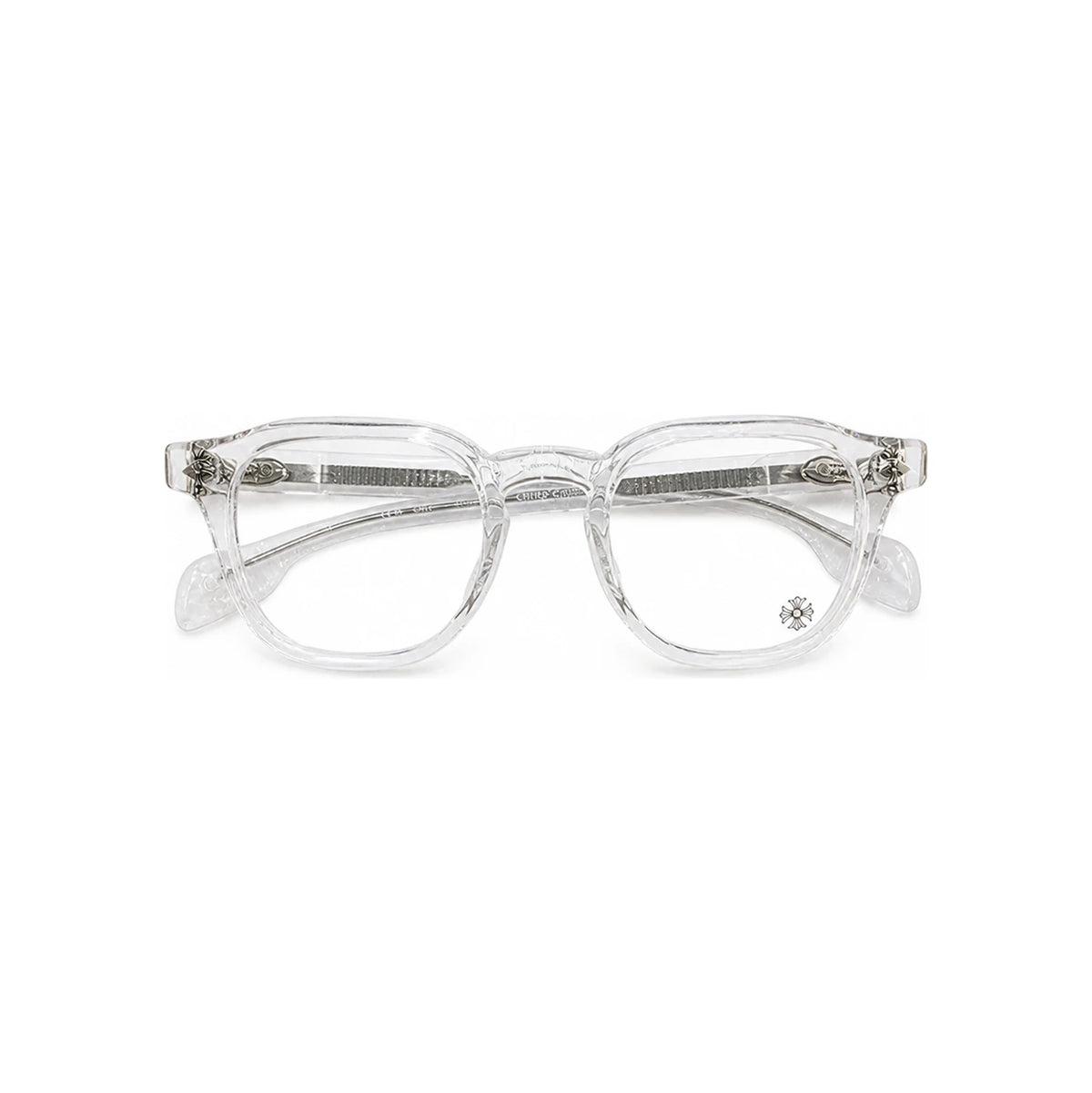 Chrome Hearts Crystal Clear 49mm Unisex Eyeglasses