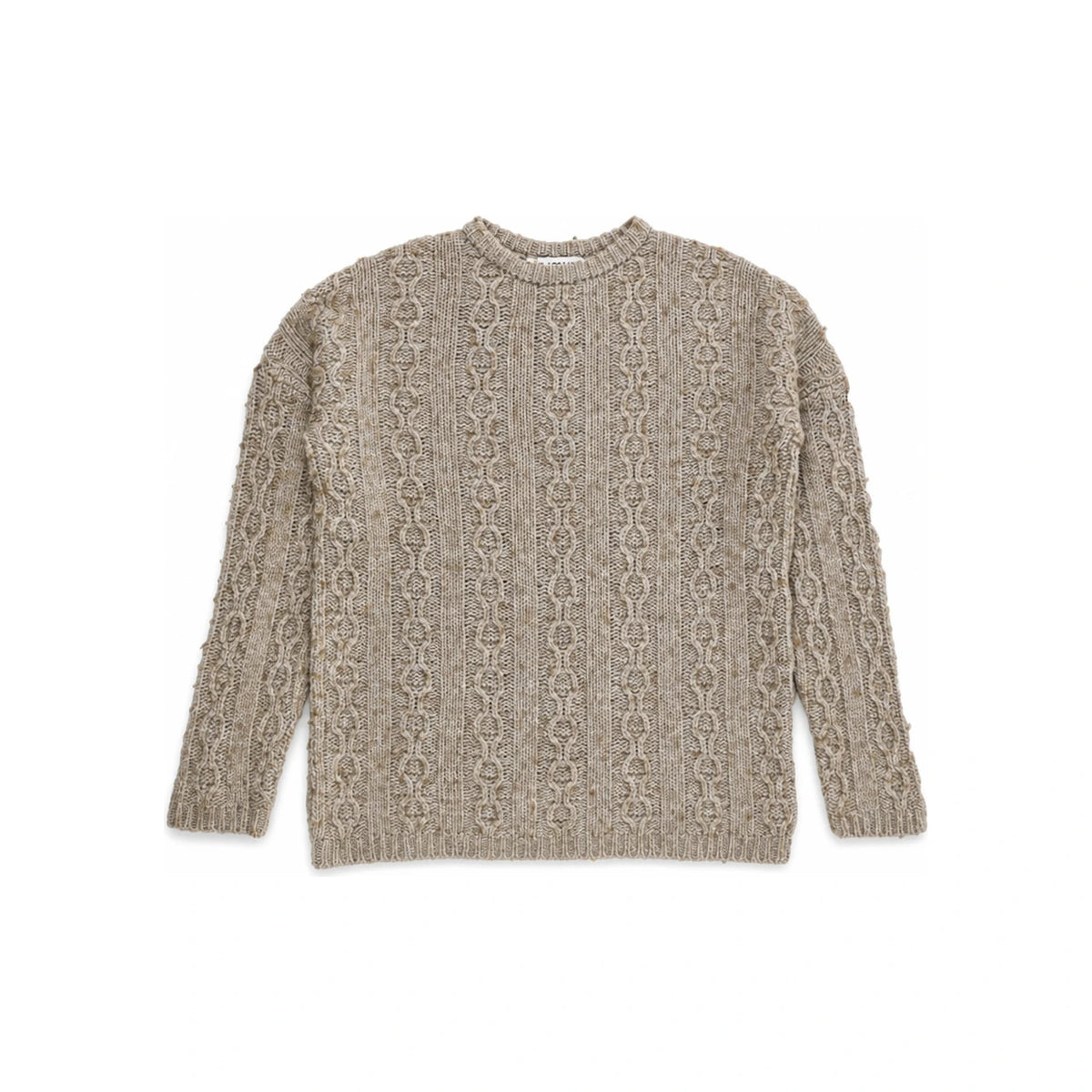 OUR LEGACY Beige Popover Crewneck Knit Sweater Men