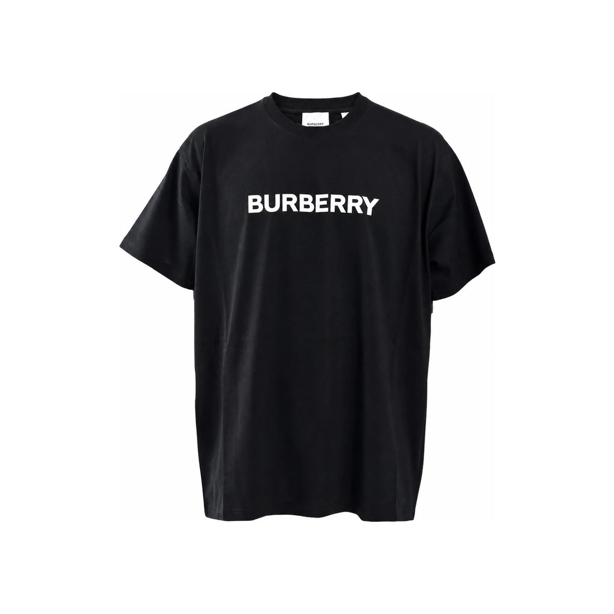 BURBERRY Logo Print Oversize T-Shirt Black Men’s