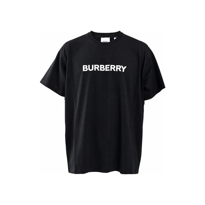 BURBERRY Logo Print Oversize T-Shirt Black Men’s