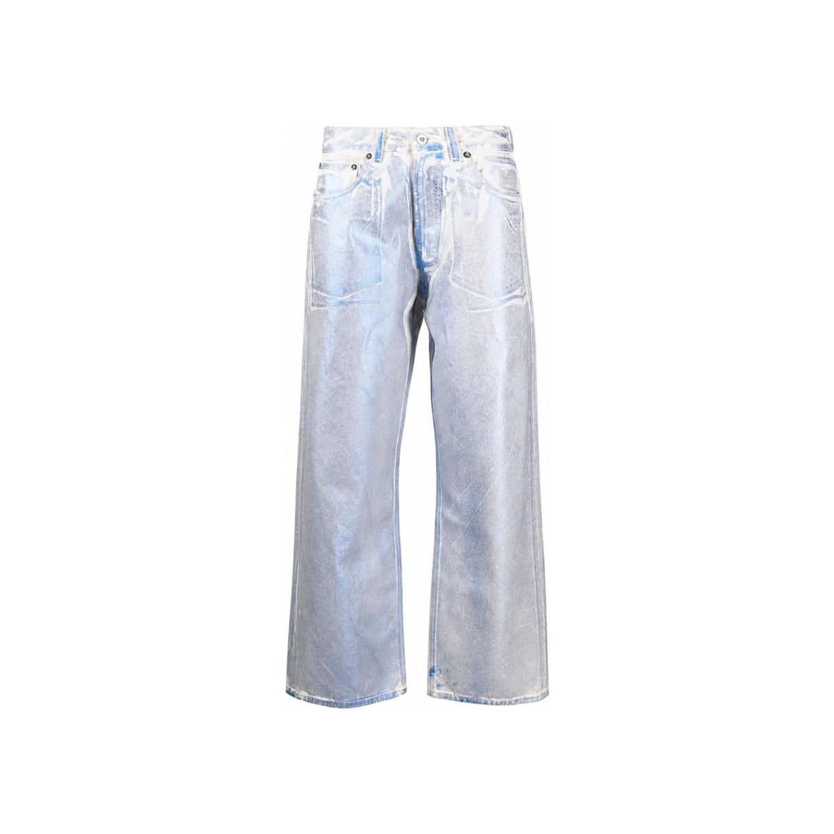 OUR LEGACY Third Cut Foil Denim Jeans for Men M2235TBF BLUE FOIL DENIM STK