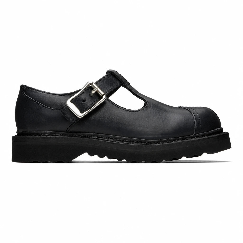 OUR LEGACY Black Leather Camden Derby Shoes