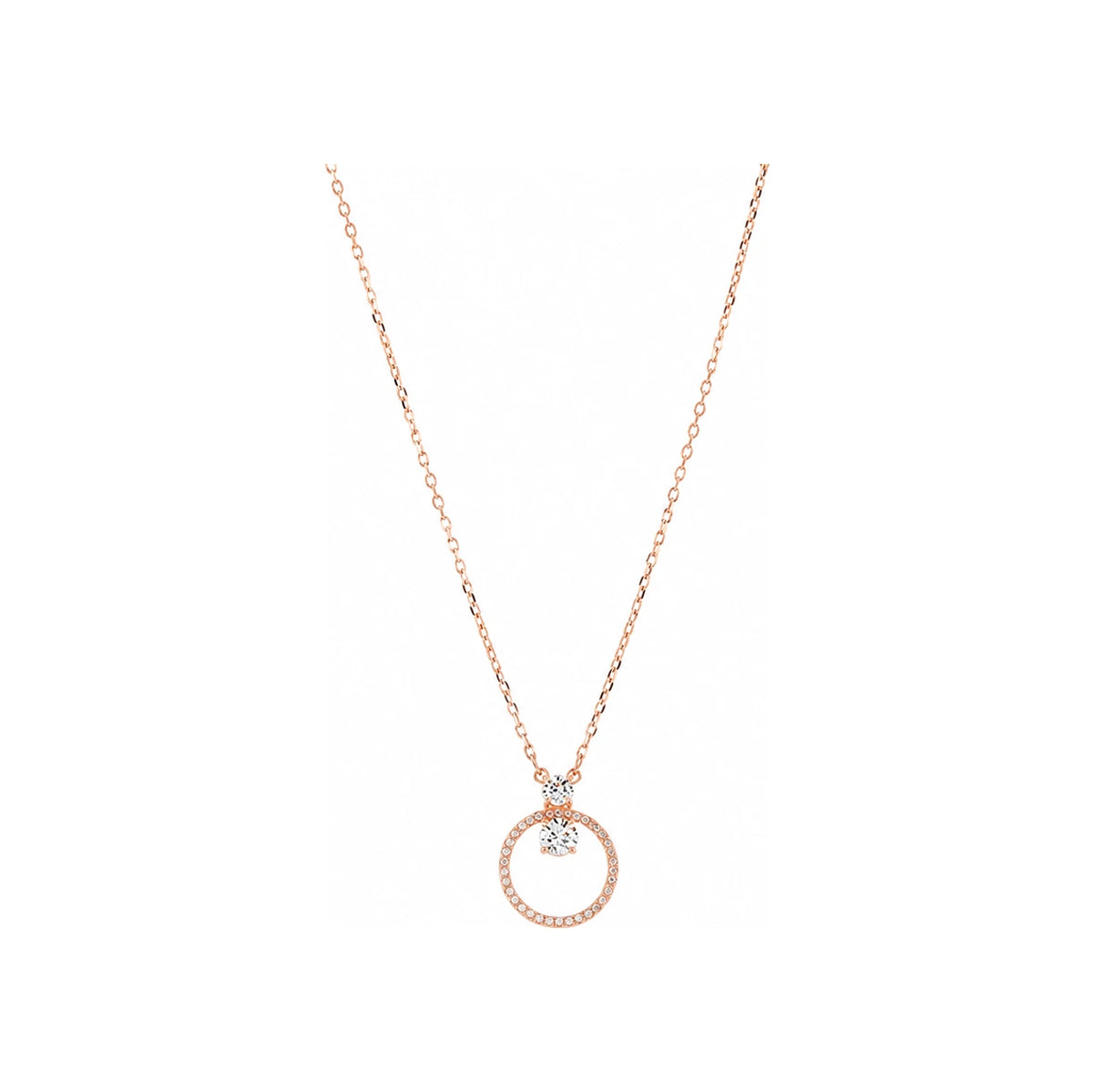Swarovski Circle Pendant Necklace for Women 5692266 Constella