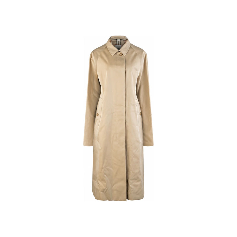 BURBERRY Women’s Cotton Gabardine Car Coat Jacket
