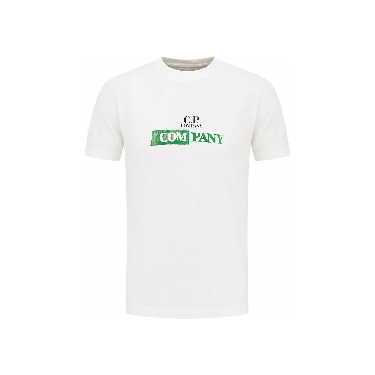 CP Company White Printed Logo T-Shirt for Men 18CMTS307A 005431G 103