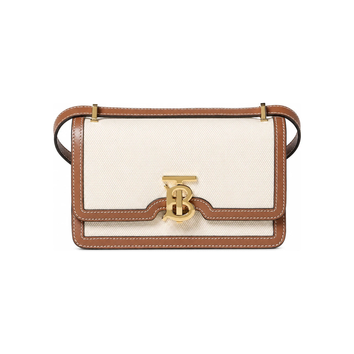 BURBERRY Natural Brown Mini Women’s Leather Shoulder Bag