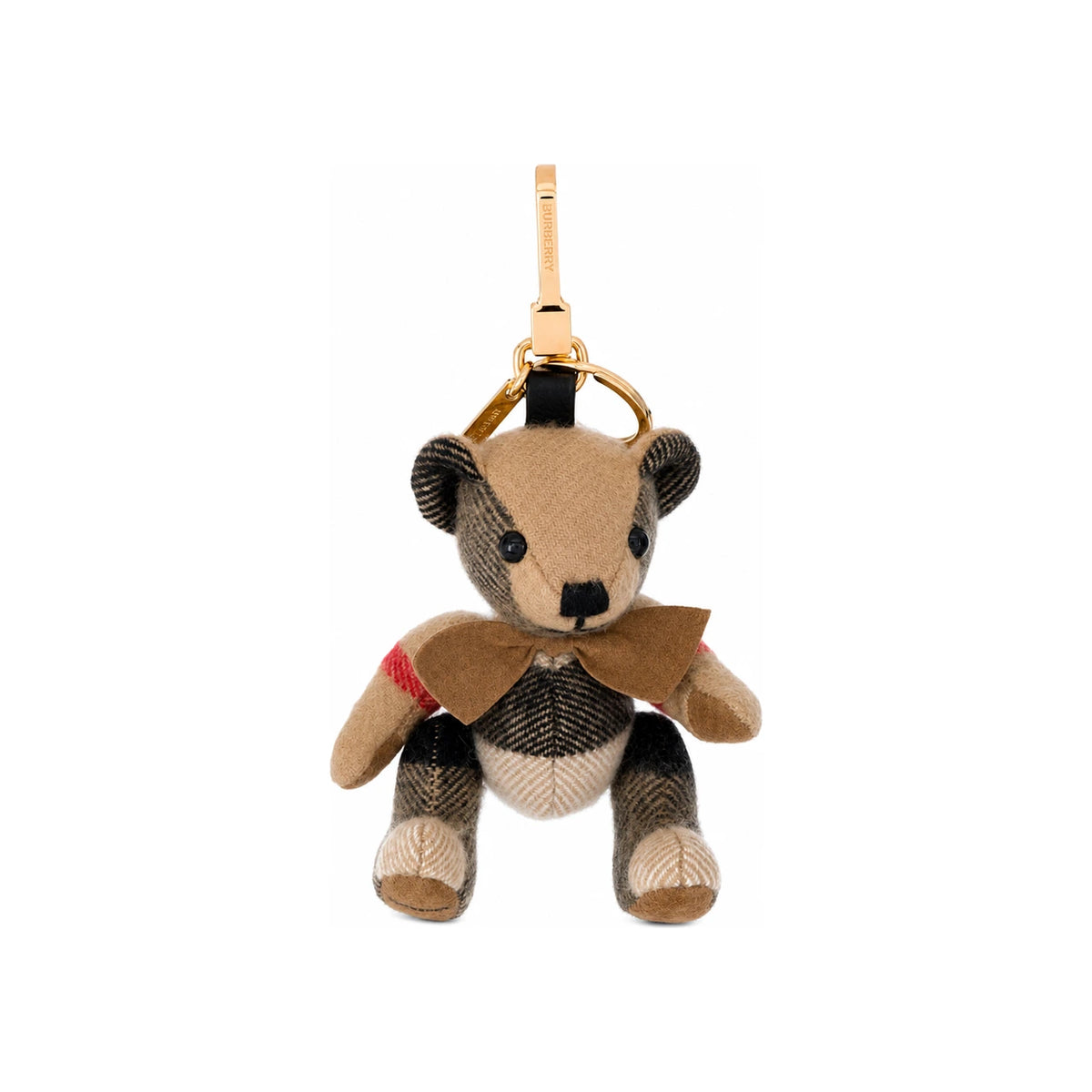 BURBERRY Thomas Cashmere Bear Keyring Accessory
