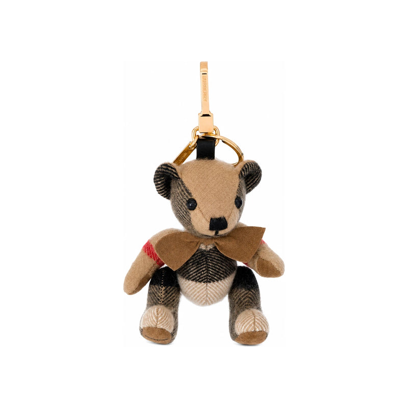 BURBERRY Thomas Cashmere Bear Keyring Accessory