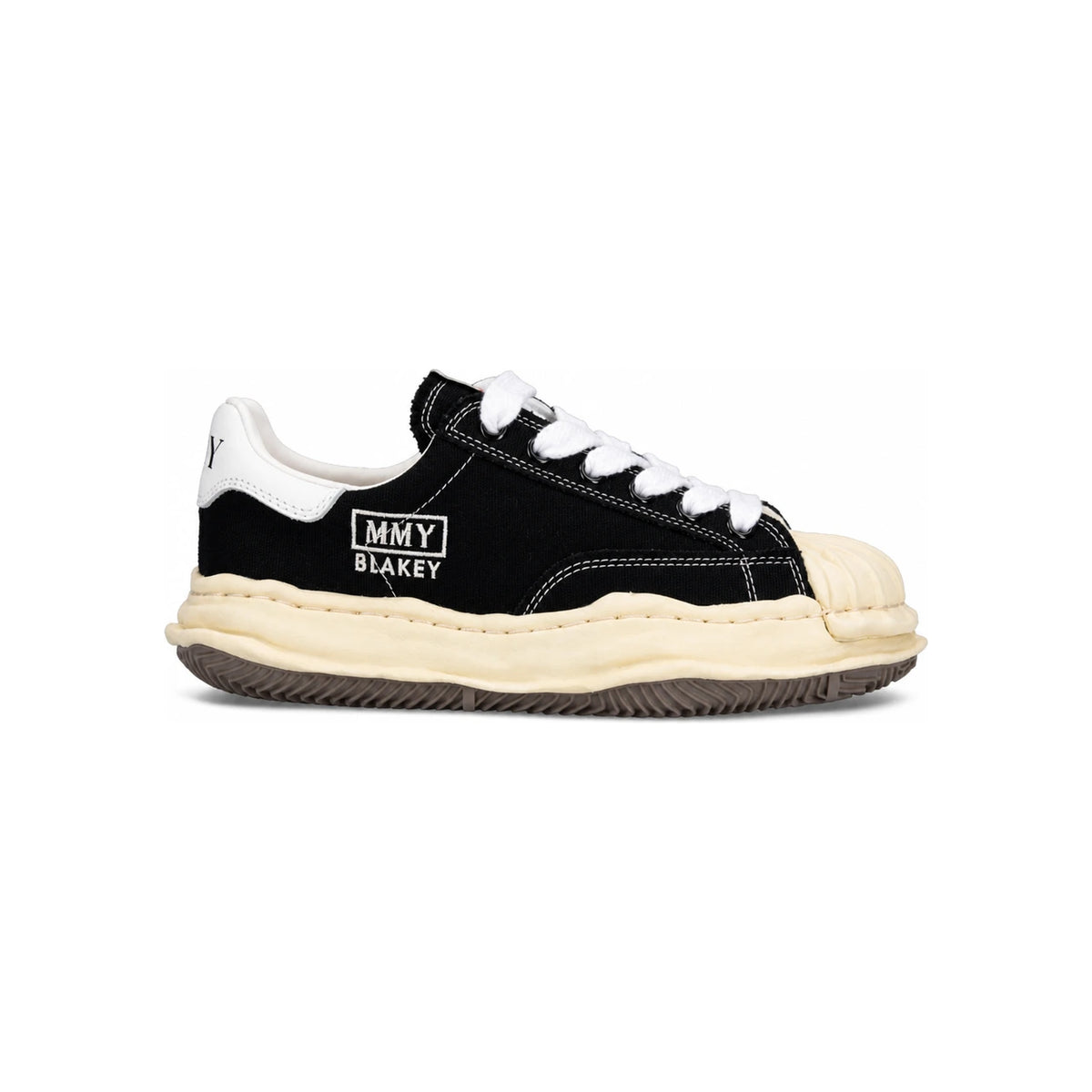Maison Mihara Yasuhiro Blakey OG Sole Canvas Low-Top Sneakers Red A09 FW732