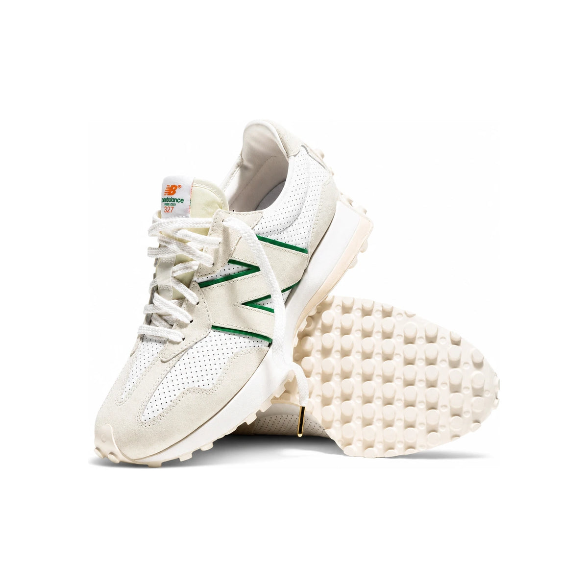 New Balance 327 Casablanca Idealist White Green Low-Top Sneakers