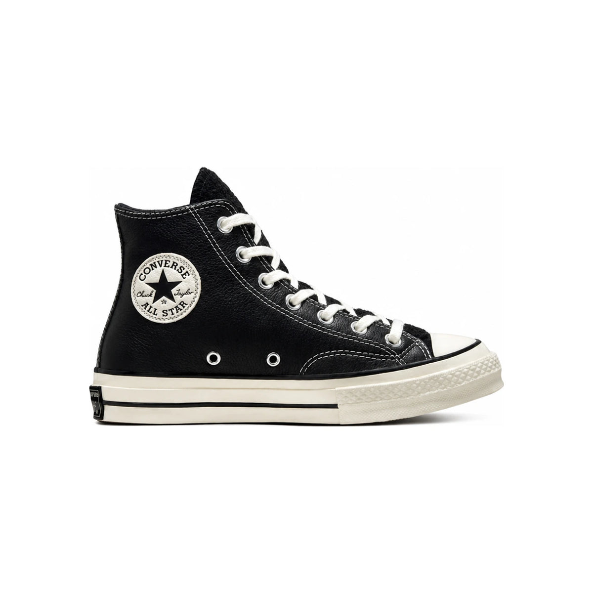 Converse Women’s Chuck 70 High-Top Leather Sneakers Black