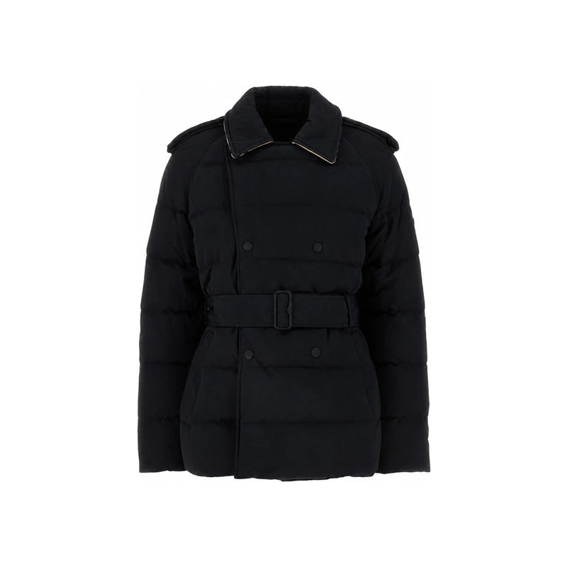 BURBERRY Black Goose Down Puffer Jacket Women 8097862