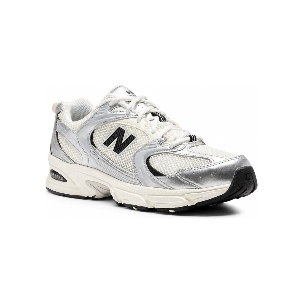 New Balance 530 Angora Cream Silver Low Top Sneakers