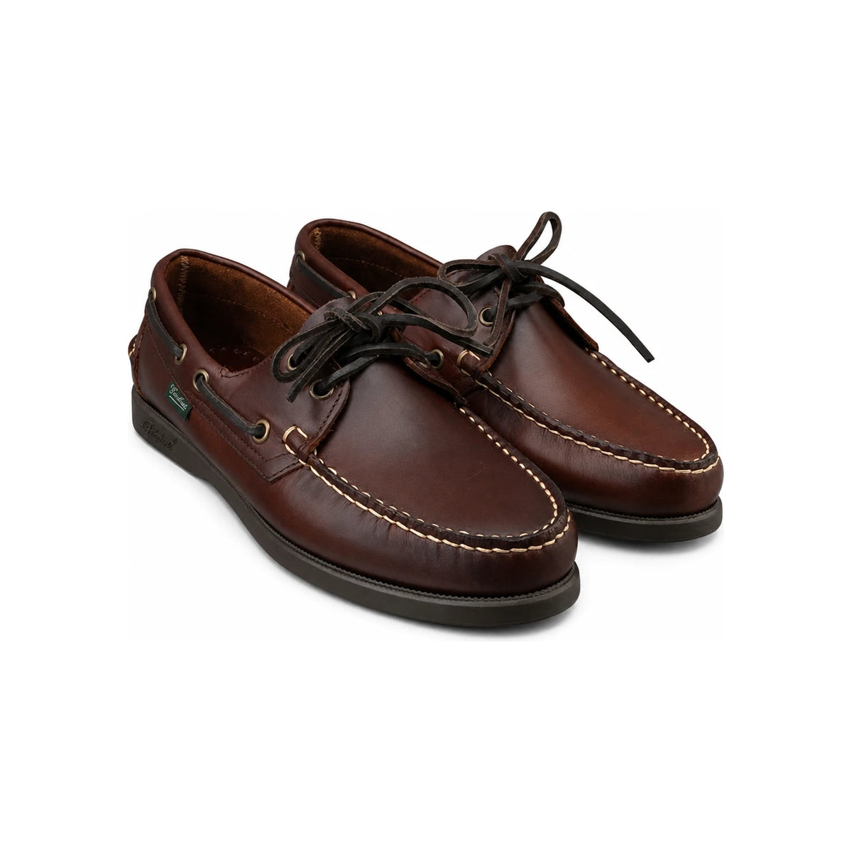 PARABOOT Leather Boat Loafers Men’s Shoes