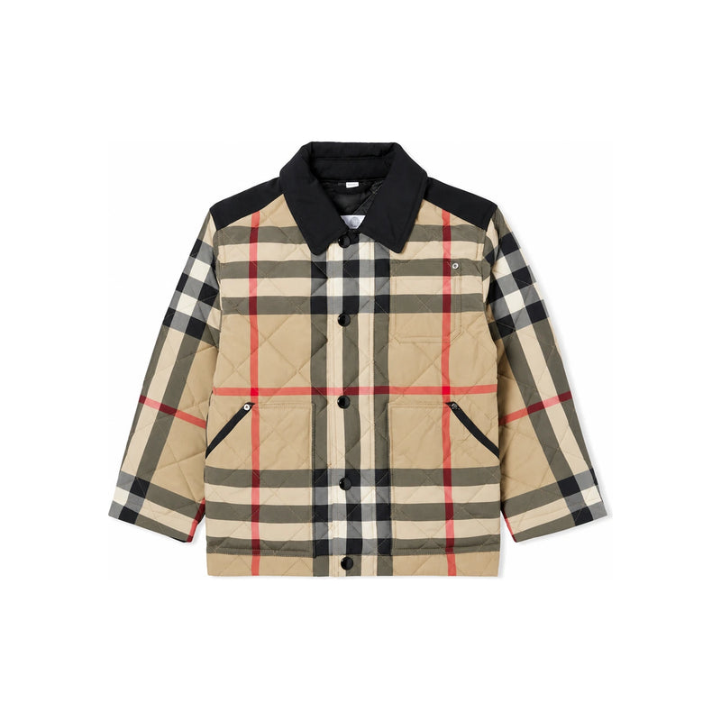 BURBERRY Vintage Diamond Quilted Jacket Women 23SS Kid