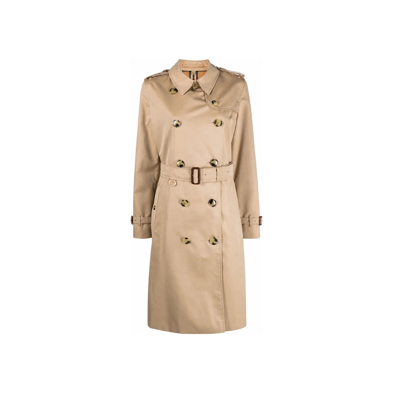 BURBERRY Women’s Long Kensington Heritage Trench Coat