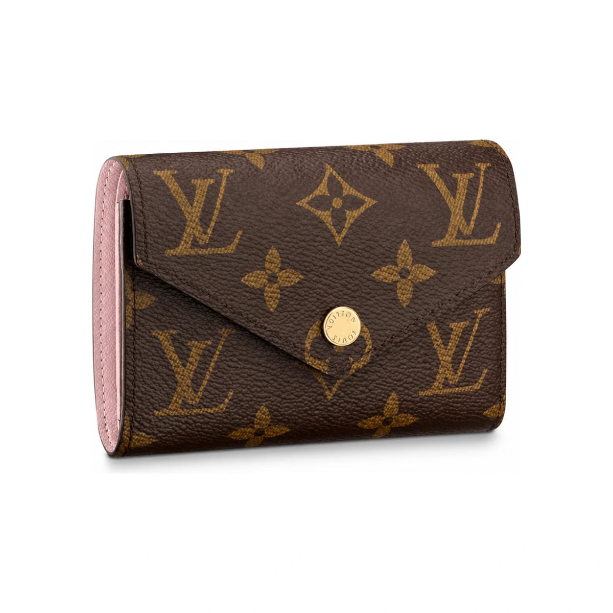 Louis Vuitton Victorine Compact Rose Ballerine Wallet M62360 M62472 M41938
