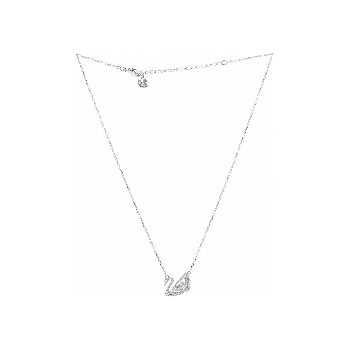 Swarovski Crystal Pendant Necklace for Women 5514421 Dancing Swan