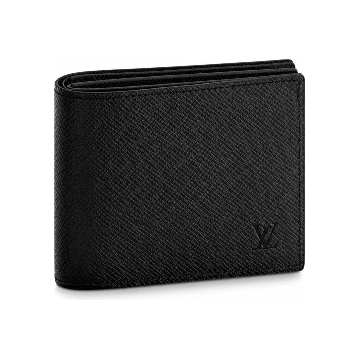 Louis Vuitton Amerigo Wallet Men’s Bifold Wallet Black Leather