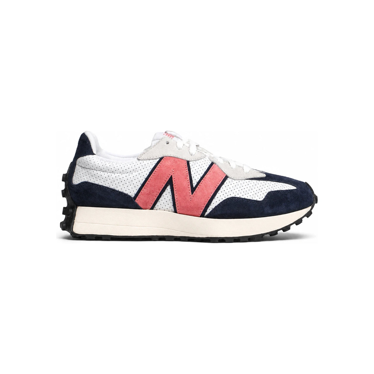 New Balance White MS327 Low-Top Sneakers Unisex