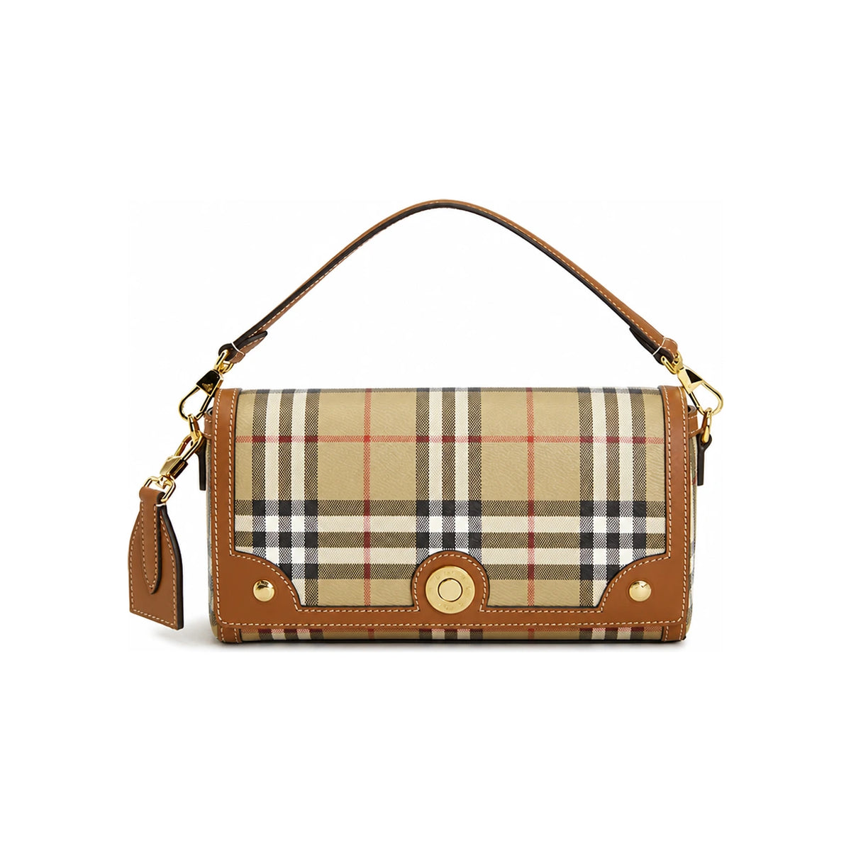 BURBERRY Vintage Check Small Note Crossbody Bag