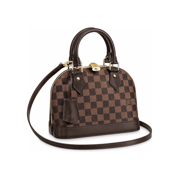 Louis Vuitton Damier Ebene Alma BB Tote Bag Handbag N41221