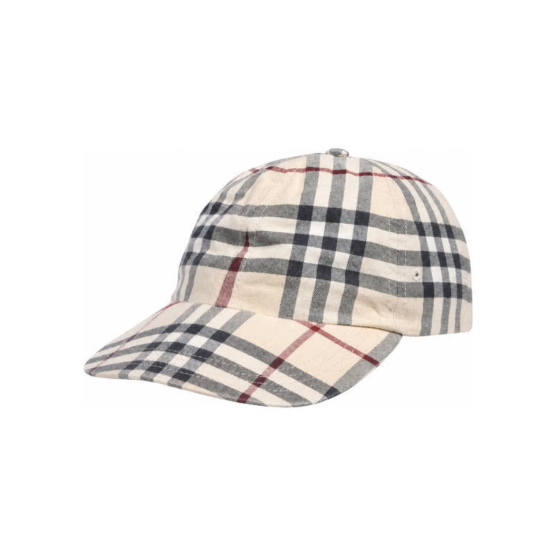 BURBERRY Check Cotton Men’s Baseball Cap