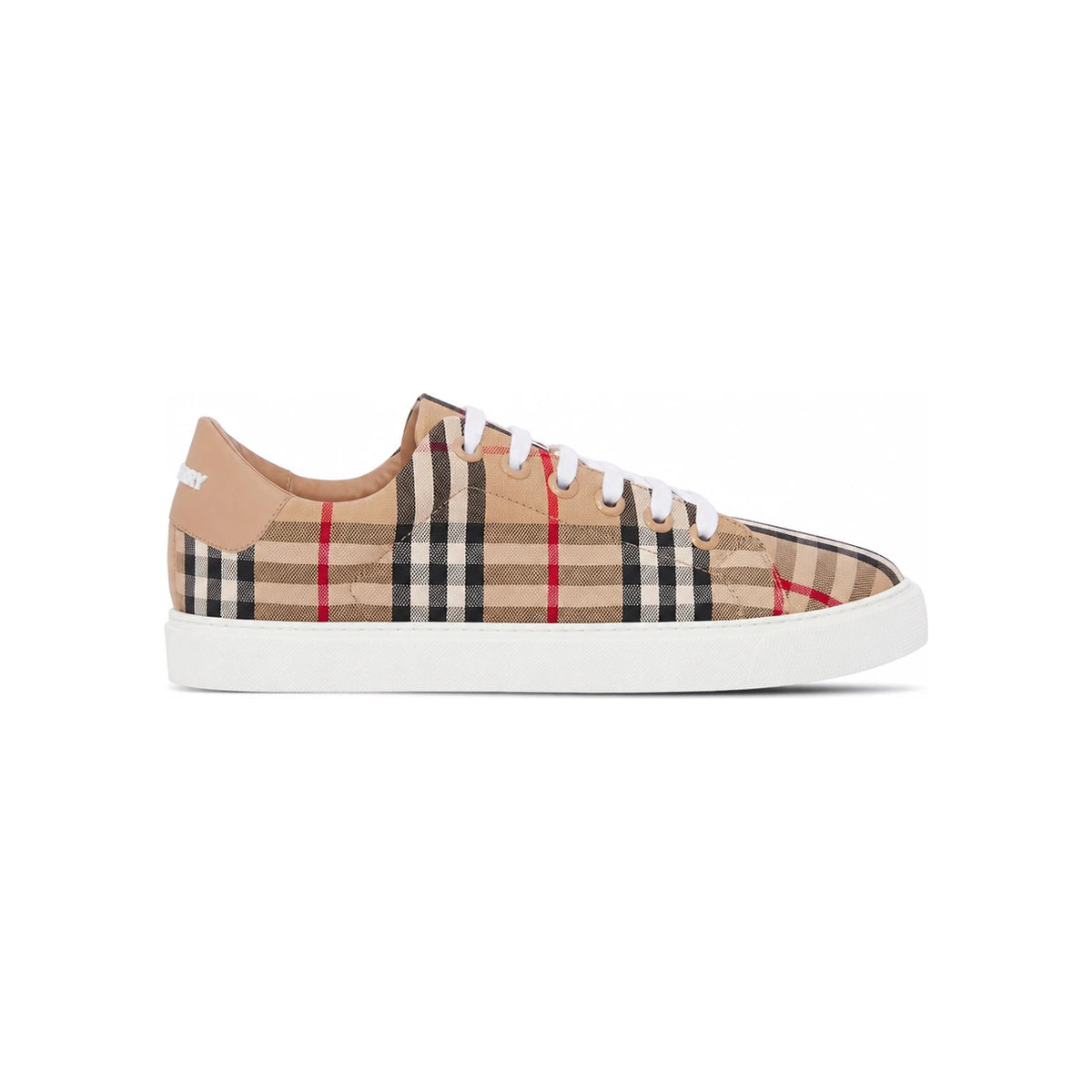BURBERRY Vintage Check Beige Low-Top Sneakers