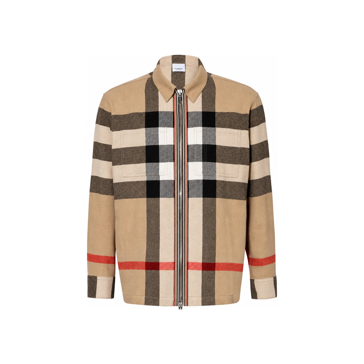 BURBERRY Men's Hague Check Zip-Up Jacket 8050135