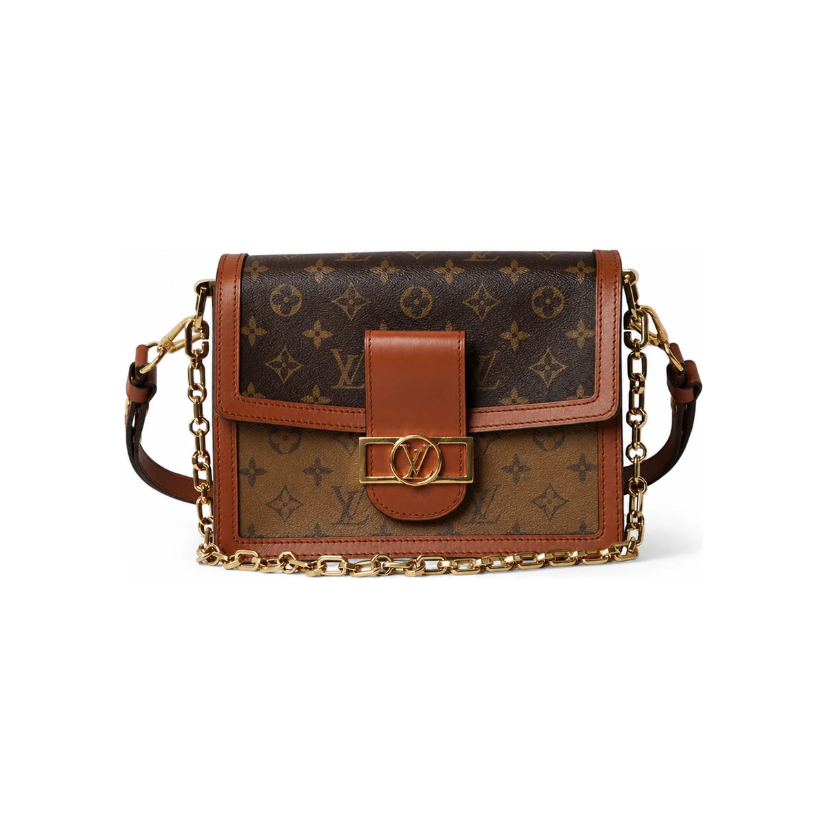 Louis Vuitton Dauphine MM Monogram Canvas Shoulder Bag M45958