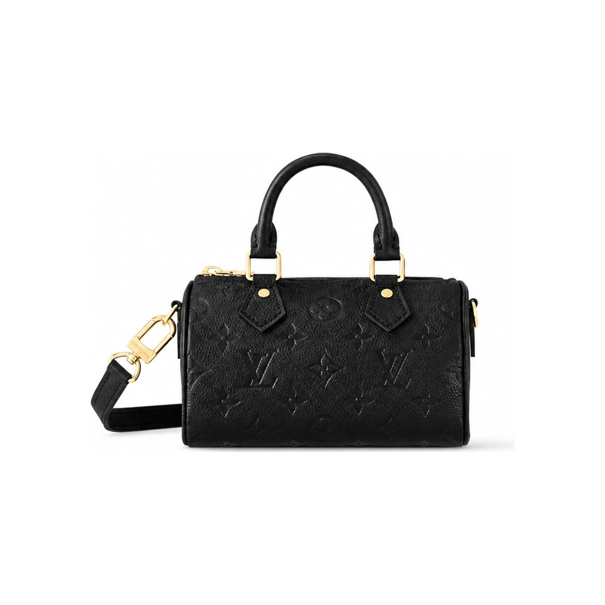 Louis Vuitton Monogram Canvas Nano Speedy Crossbody Shoulder Bag