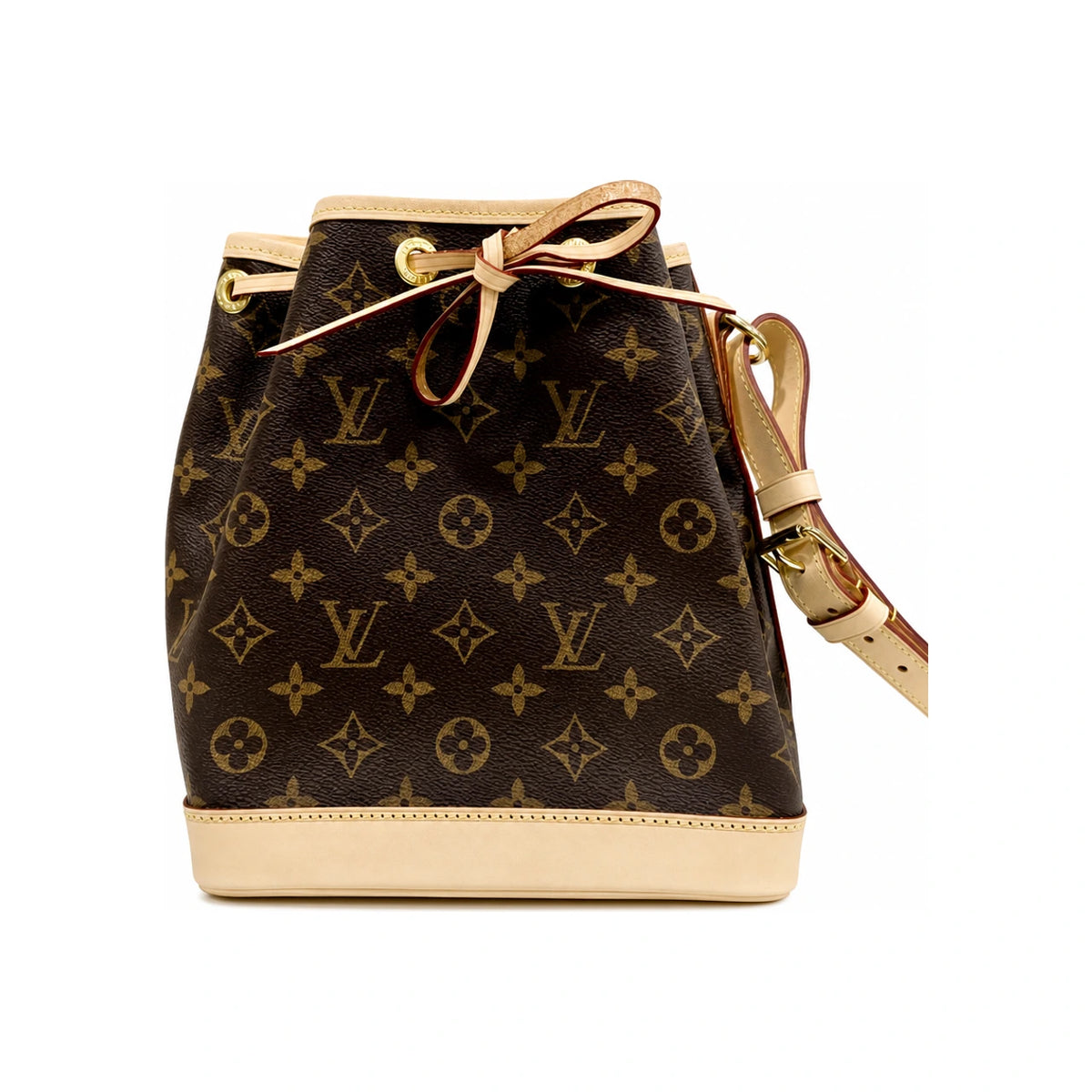 Louis Vuitton Monogram Noe BB Bucket Drawstring Shoulder Bag