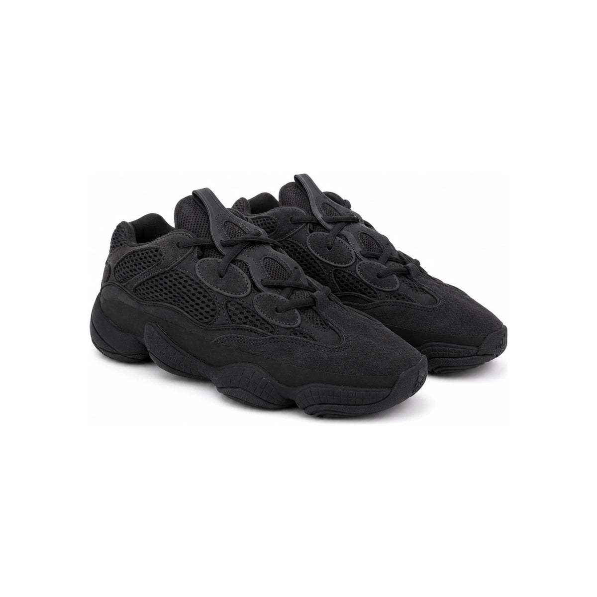 YEEZY Utility Black Suede Mesh Low-Top Sneakers Women