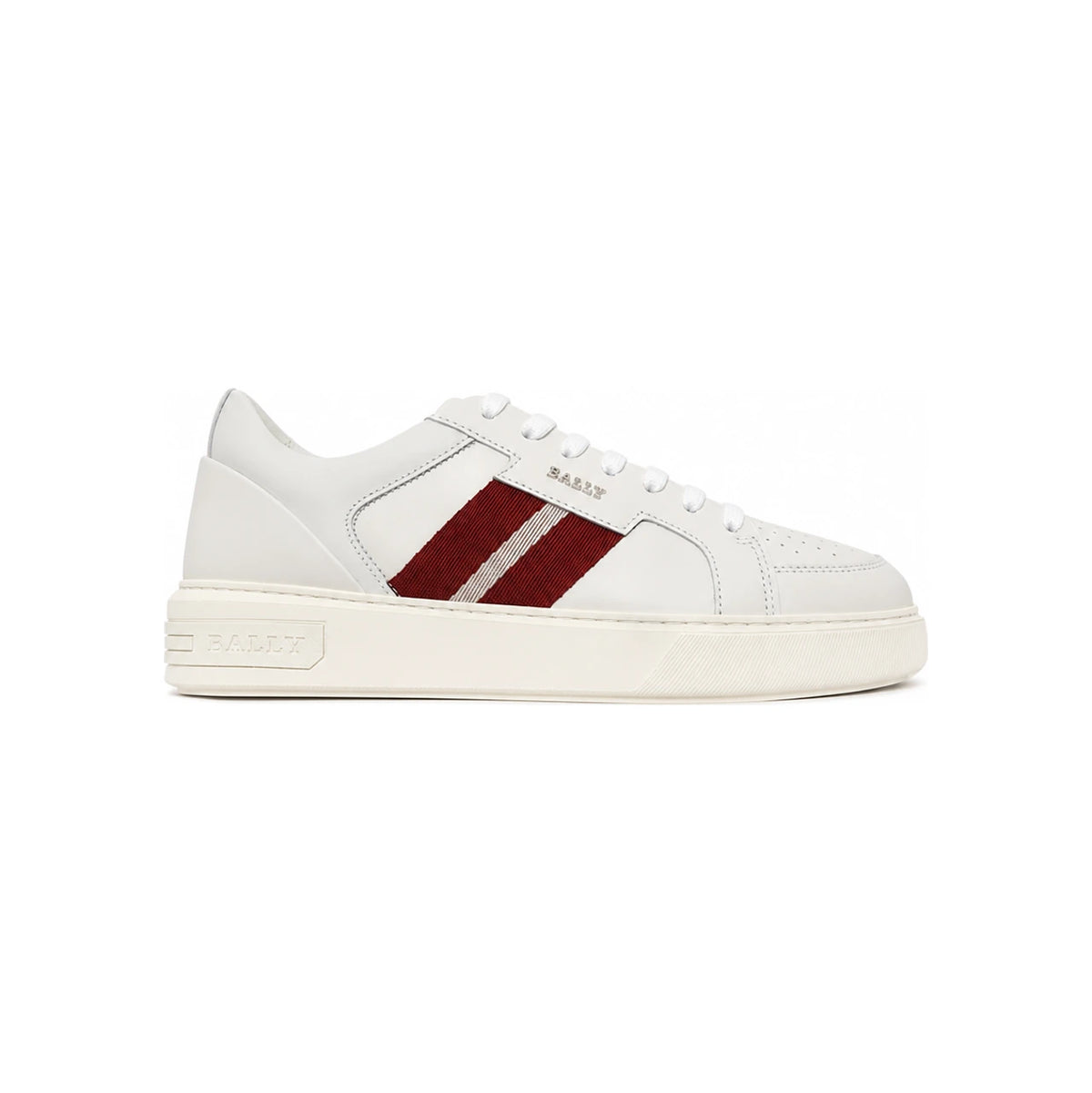 BALLY Moony Stripe White Men's Low-Top Sneakers 6236586