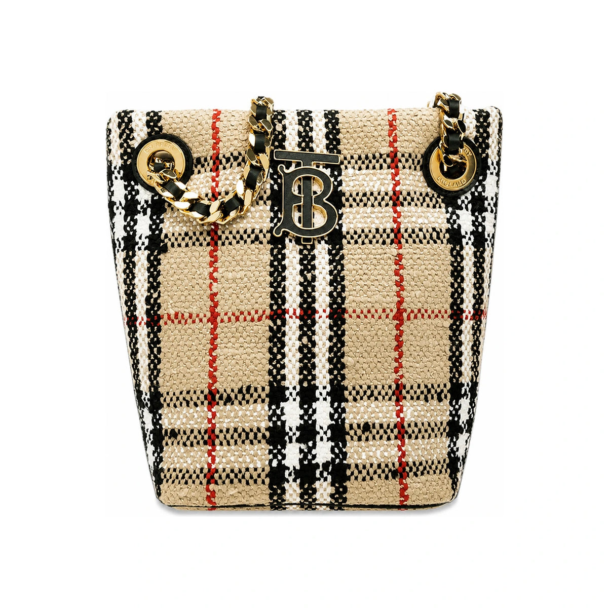 BURBERRY Archive Beige Lola Mini Bucket Bag Shoulder Bag
