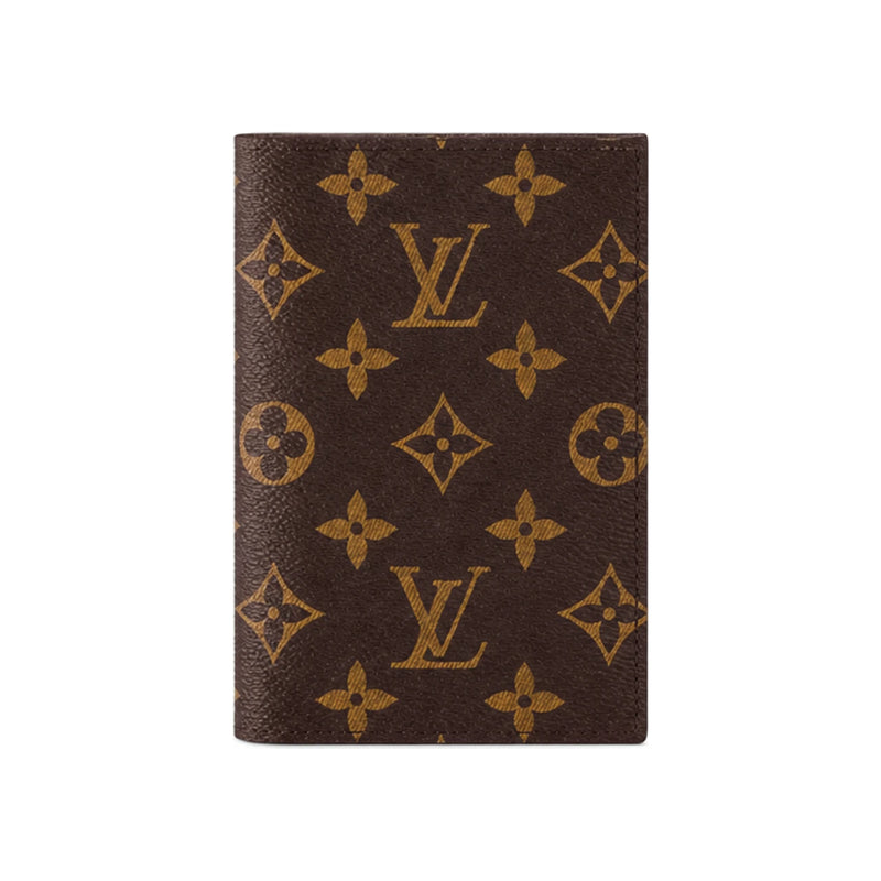 Louis Vuitton Monogram Passport Cover Card Holder Wallet