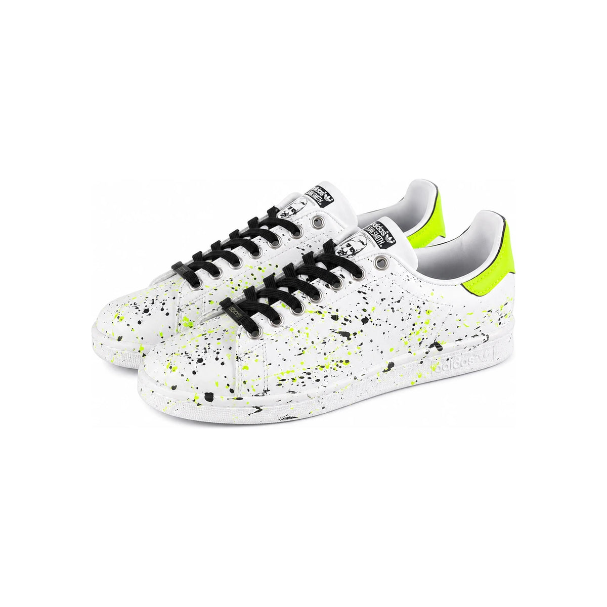 Adidas Stan Smith Neon Low-Top Sneakers for Men